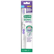GUM Ortho Sonic Battery Toothb