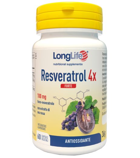LONGLIFE RESVERATROL 4X 60Cps