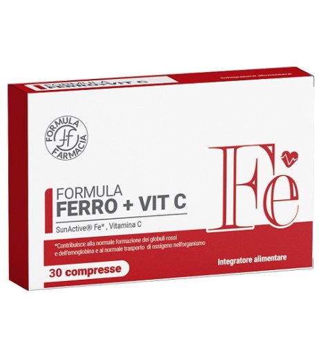 FORMULA FERRO + VIT C 30 CPR FORMULA FERRO + VIT C 30 CPR