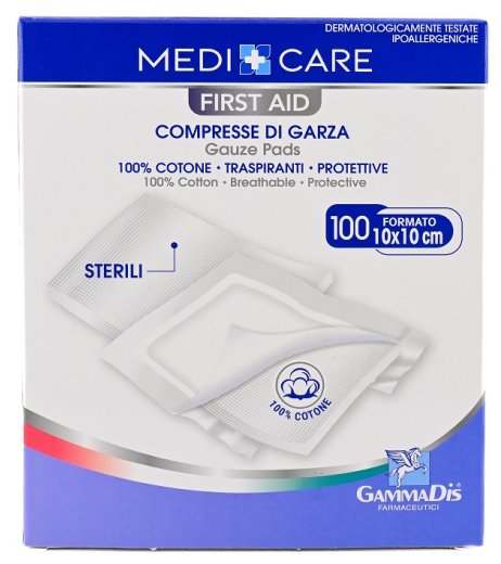 GARZA COTONE 10X10CM 100PZ