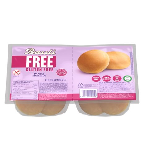 BAULI FREE Panini Morbidi 4pz BAULI FREE Panini Morbidi 4pz