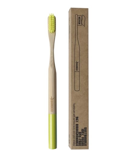 SPAZZOLINO BAMBOO MEDIUM LIME