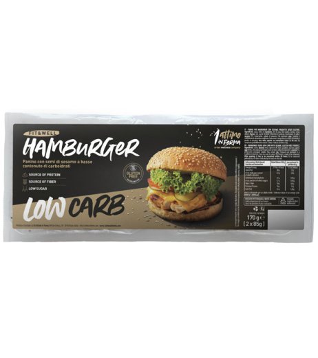 LOW Carb Bun Sesamo 2pz 85g LOW Carb Bun Sesamo 2pz 85g