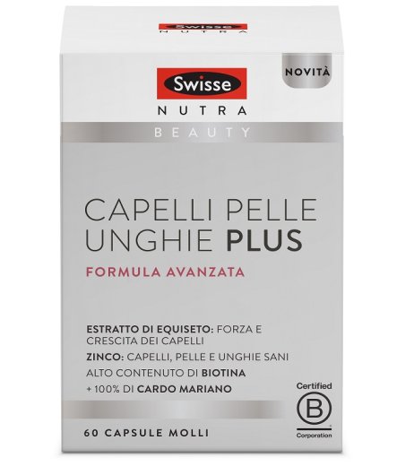 SWISSE CAPELLI P UN PLUS 60CPS SWISSE CAPELLI P UN PLUS 60CPS