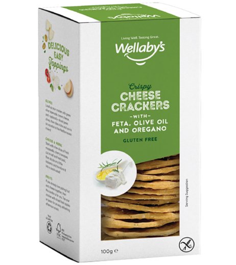 WELLABY'S Crackers Feta-Olive WELLABY'S Crackers Feta-Olive