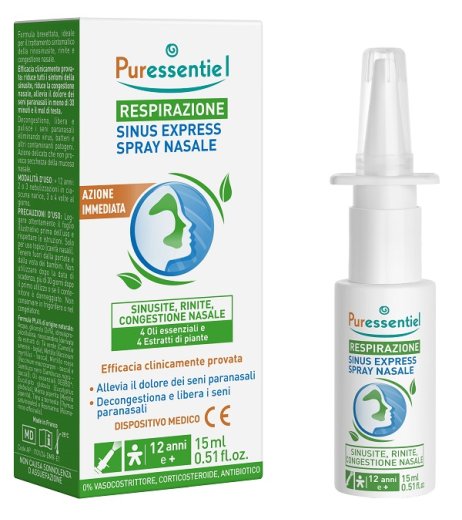 PURESSENTIEL SINUS SPR NASALE