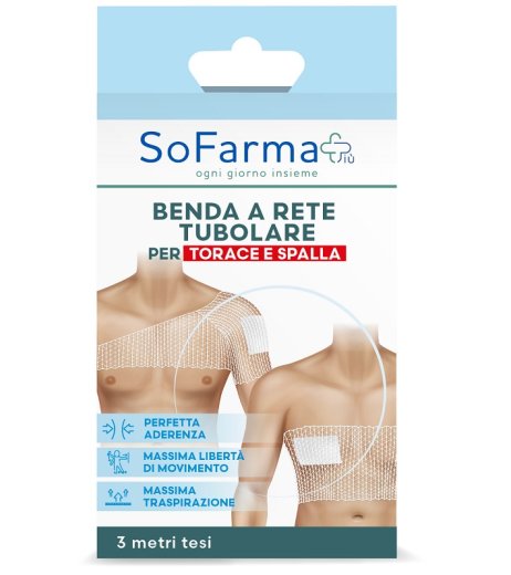 RETE ELASTICA TORACE SPALLA SF+