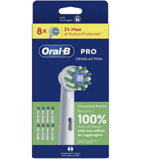 ORALB CROSSACTION REFILL 8PZ