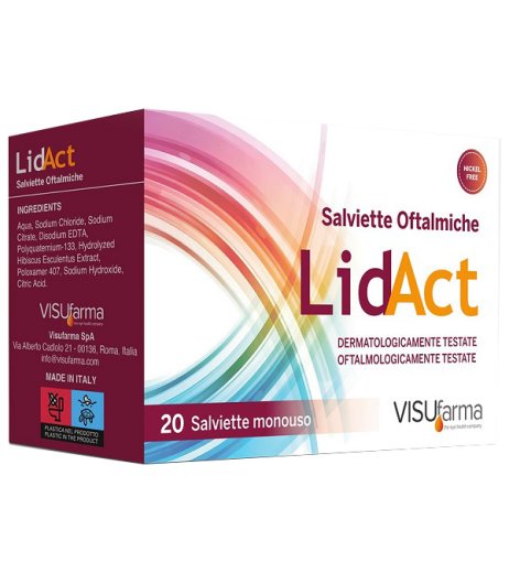 LIDACT SALVIETTE OFT MON 20PZ LIDACT SALVIETTE OFT MON 20PZ
