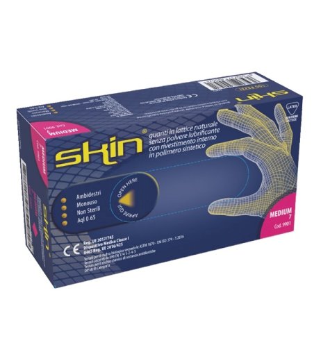 SKIN GUANTO N/STER S/POLV L