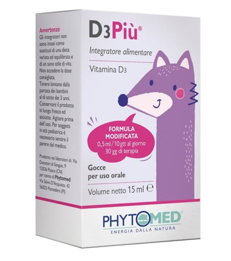 D3PIU  GOCCE 15ML