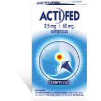 ACTIFED compresse 12 da 2,5MG + 60MG decongestionante per raffreddore