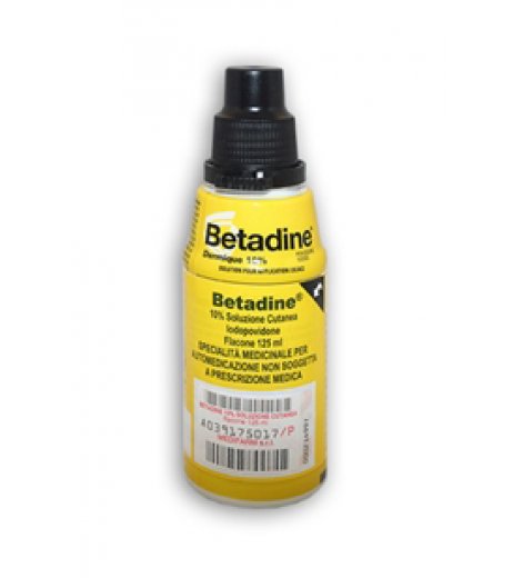 BETADINE*SOLUZ CUT 125ML 10%