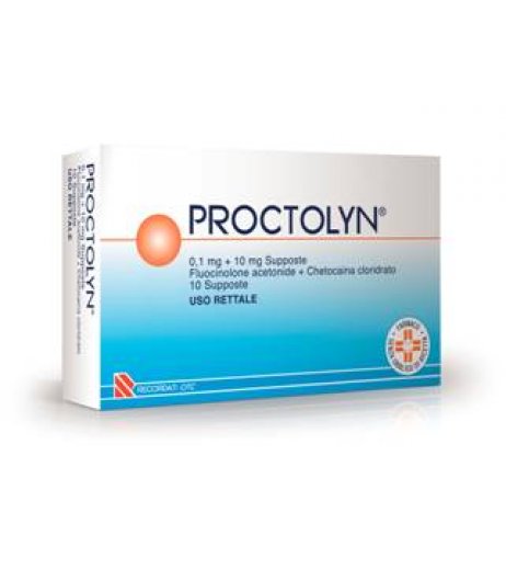 PROCTOLYN 10 SUPPOSTE 0,1MG+10MG