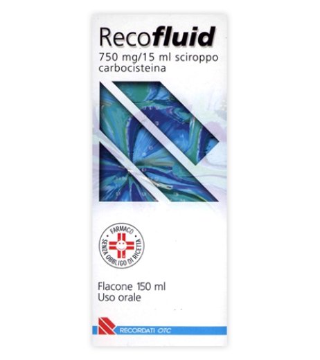 RECOFLUID%SCIR FL 150ML 750MG