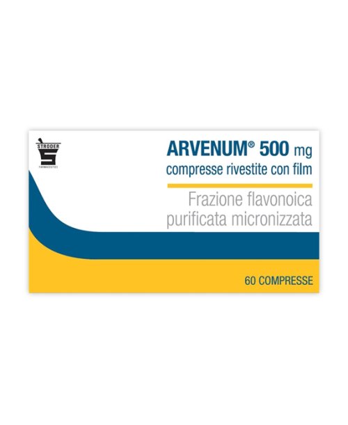 Arvenum 60 compresse 500mg per capillari fragili e insufficienza venosa di STRODER SRL