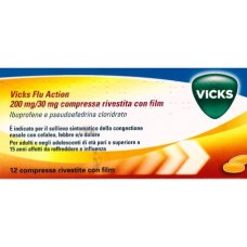 VICKS FLU ACTION*12CPR200+30MG VICKS FLU ACTION*12CPR200+30MG