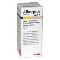 Allergodil 0,05%: Collirio da 6 ml per congiuntiviti gocce per allergia collirio occhi