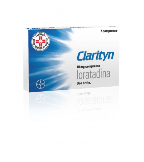 Clarityn: 7 compresse 10 mg con loradatina per allergie BAYER CH