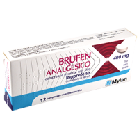 BRUFEN ANALG*12CPR RIV 400MG GMM