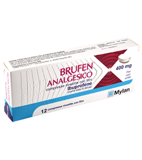 BRUFEN ANALG*12CPR RIV 400MG GMM