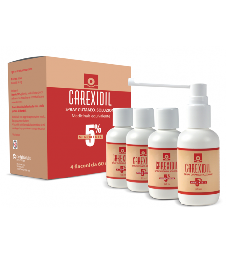 CAREXIDIL*5% Spy Cut.4x60ml