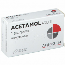 ACETAMOL AD 10SUPP 1G