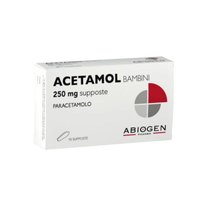 Acetamol Bambini 10 supposte 250 mg