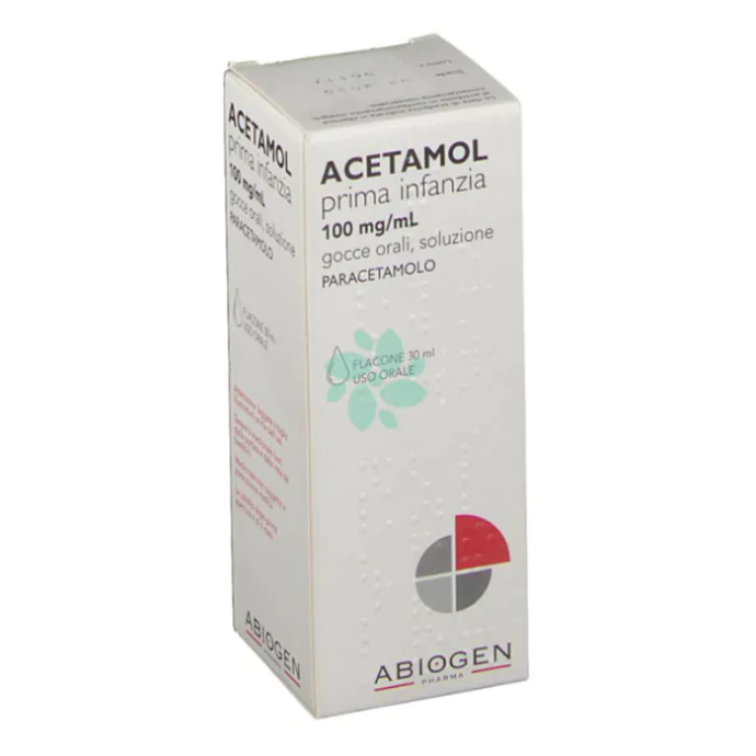 Acetamol Prima Infanzia 100 mg/ml gocce orali soluzione