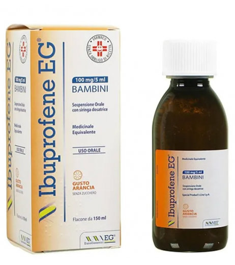 IBUPROFENE EG*FL 150ML ARANCIA