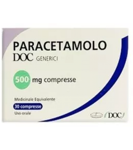 PARACETAMOLO DOC*30CPR 500MG