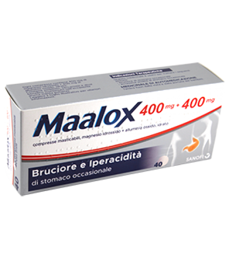 MAALOX*40CPR MAST400MG+400MG GMM