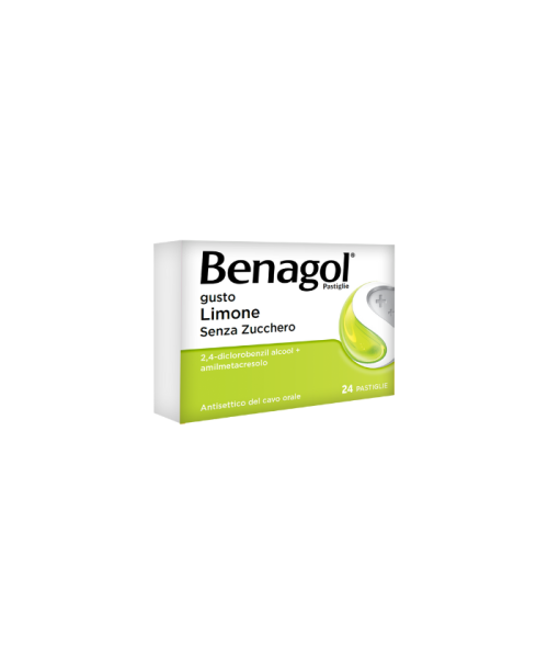 Benagol 24 pastiglie gusto Limone senza zucchero