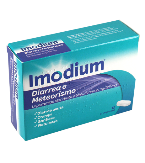 IMODIUM DIARREA E MET 12CPR GMM