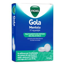 VICKS GOLA*24PAST 5+1MG MENTOL