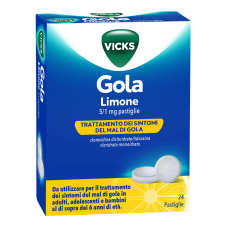 VICKS GOLA*24PAST 5+1MG LIMONE