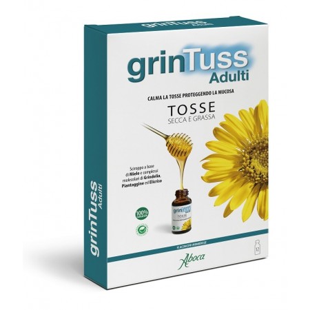 Grintuss tosse secca e grassa sciroppo - miele grindelia piantaggine  elicriso - Farmacia Spargoli Mario